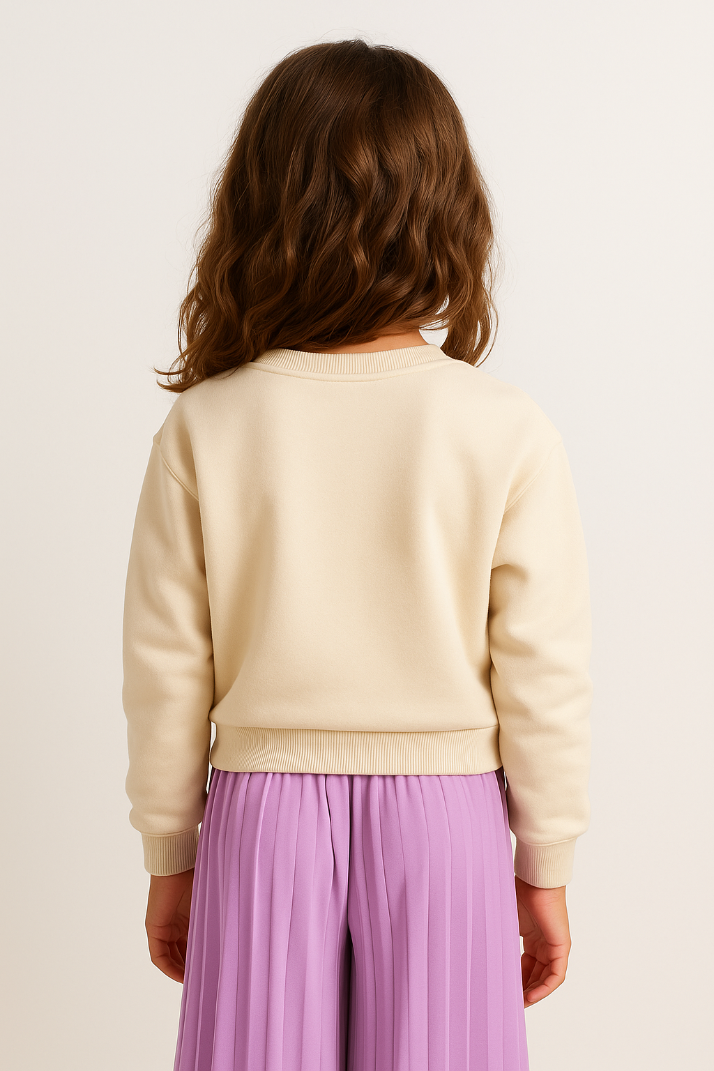 Bloom Sweatshirt Dress - Off White